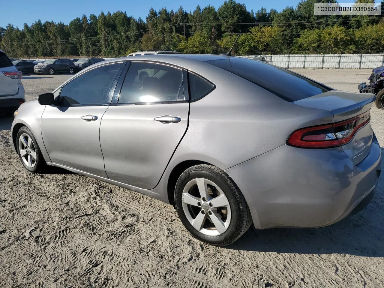 2015 Dodge Dart Sxt VIN: 1C3CDFBB2FD380564 Lot: 76673074