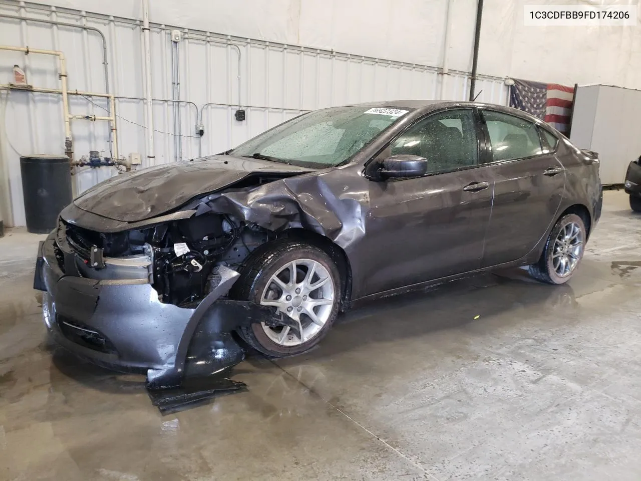 1C3CDFBB9FD174206 2015 Dodge Dart Sxt