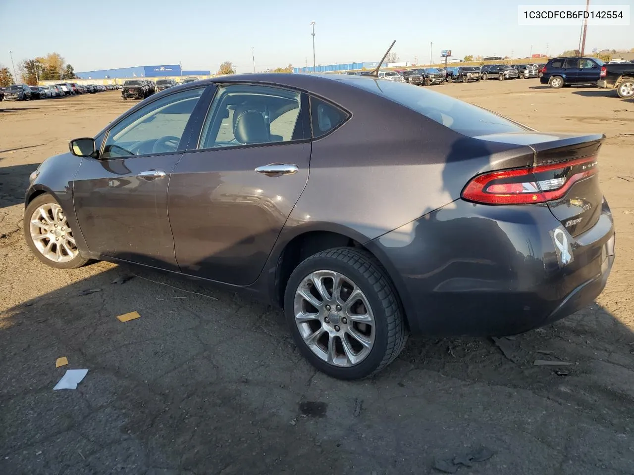 2015 Dodge Dart Limited VIN: 1C3CDFCB6FD142554 Lot: 76952184