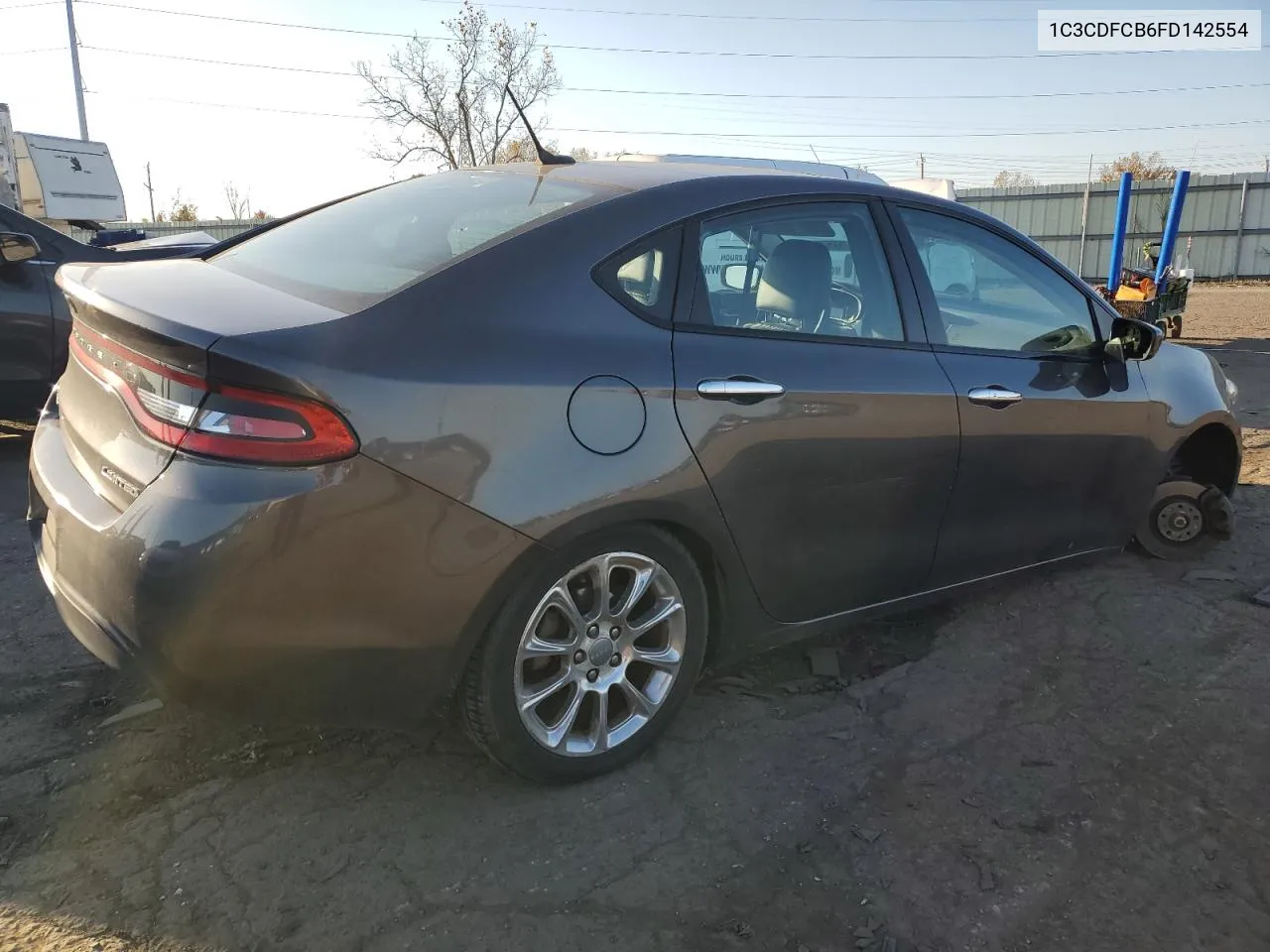 2015 Dodge Dart Limited VIN: 1C3CDFCB6FD142554 Lot: 76952184