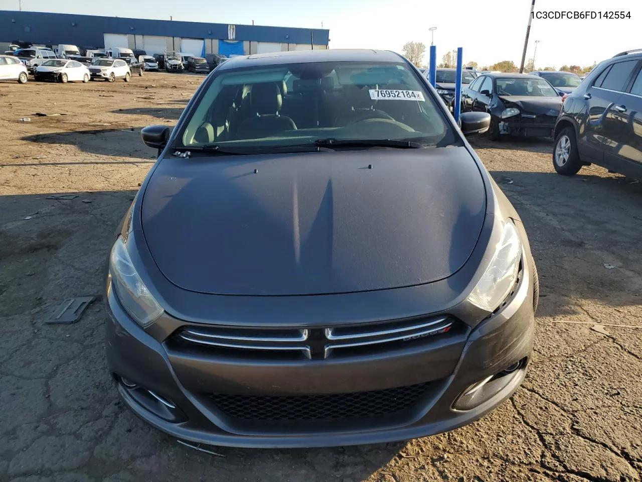 2015 Dodge Dart Limited VIN: 1C3CDFCB6FD142554 Lot: 76952184