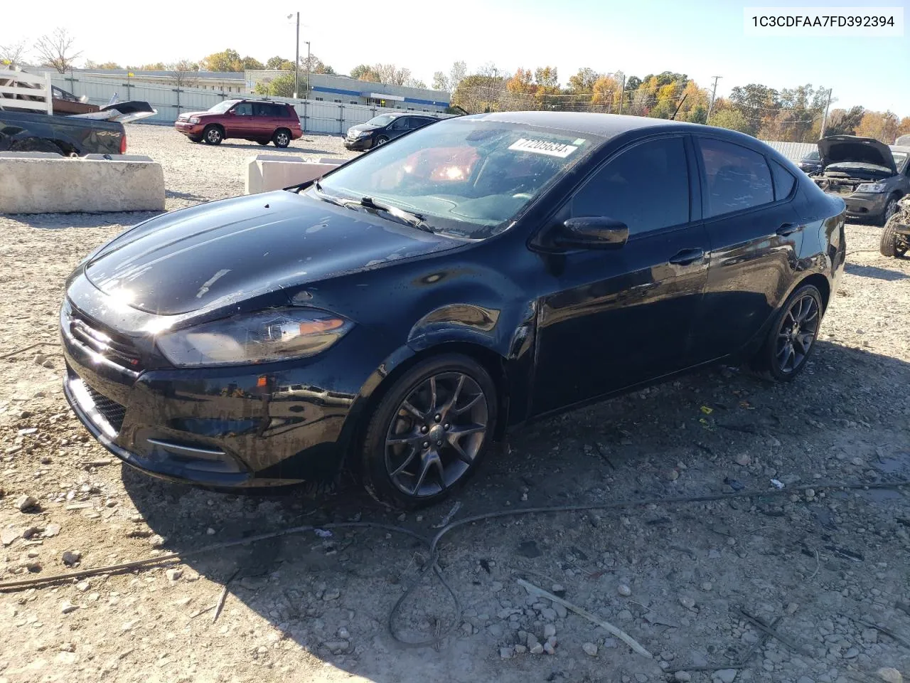 2015 Dodge Dart Se VIN: 1C3CDFAA7FD392394 Lot: 77205634