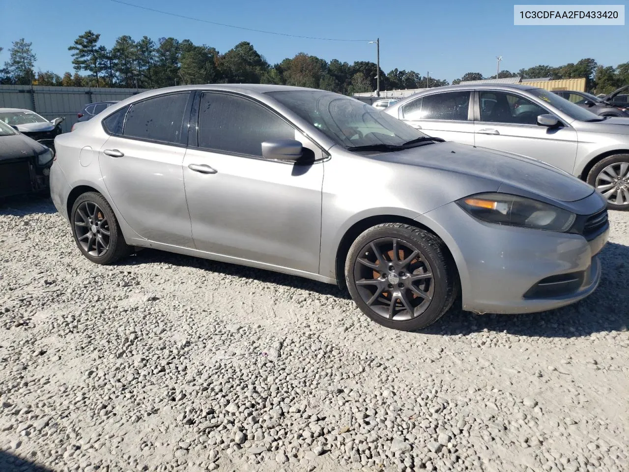 2015 Dodge Dart Se VIN: 1C3CDFAA2FD433420 Lot: 77262504