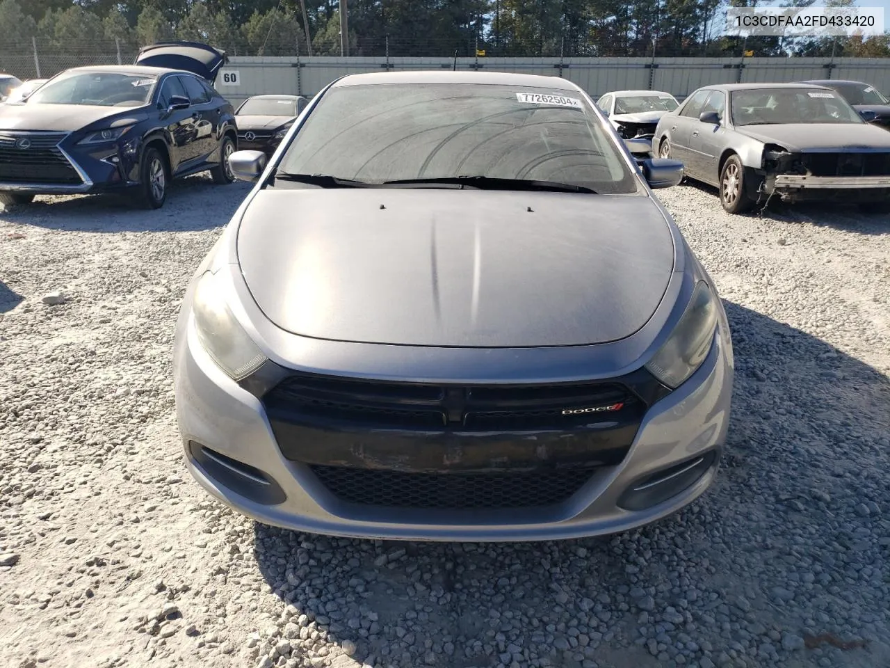 2015 Dodge Dart Se VIN: 1C3CDFAA2FD433420 Lot: 77262504