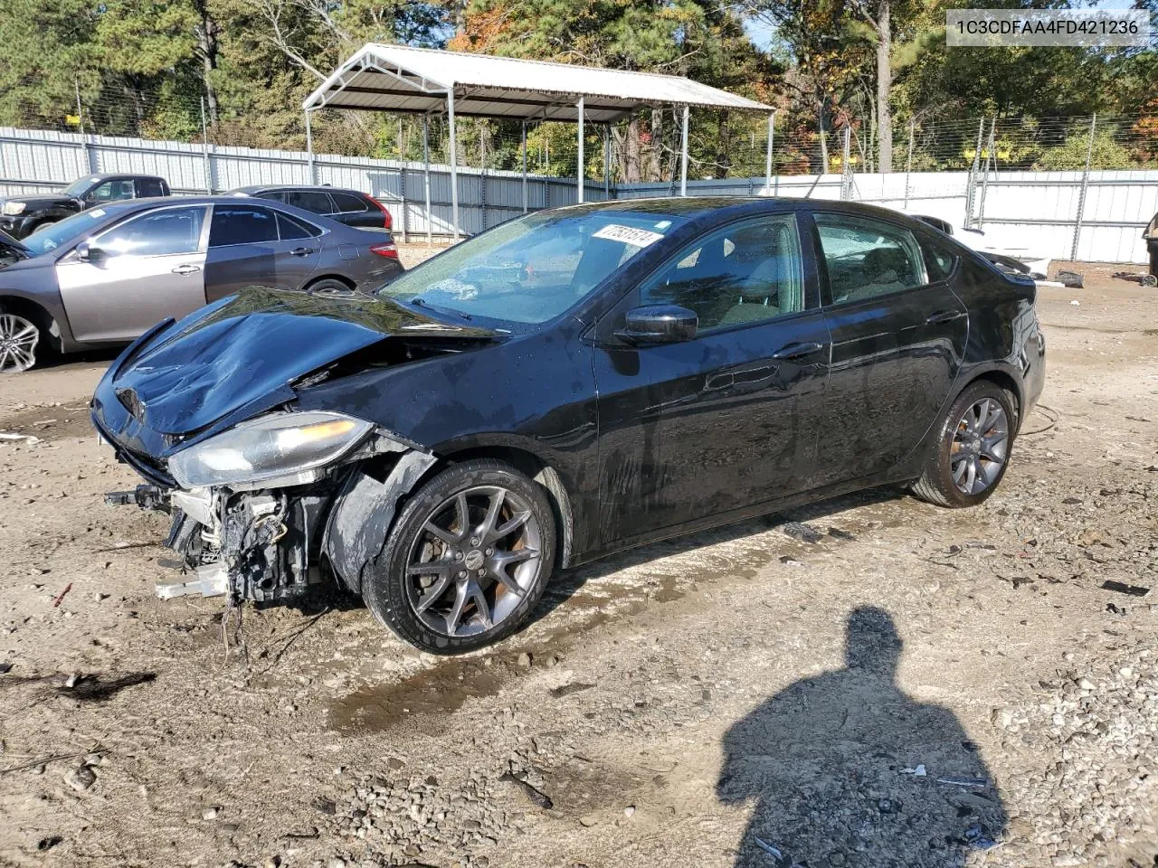 2015 Dodge Dart Se VIN: 1C3CDFAA4FD421236 Lot: 77531574