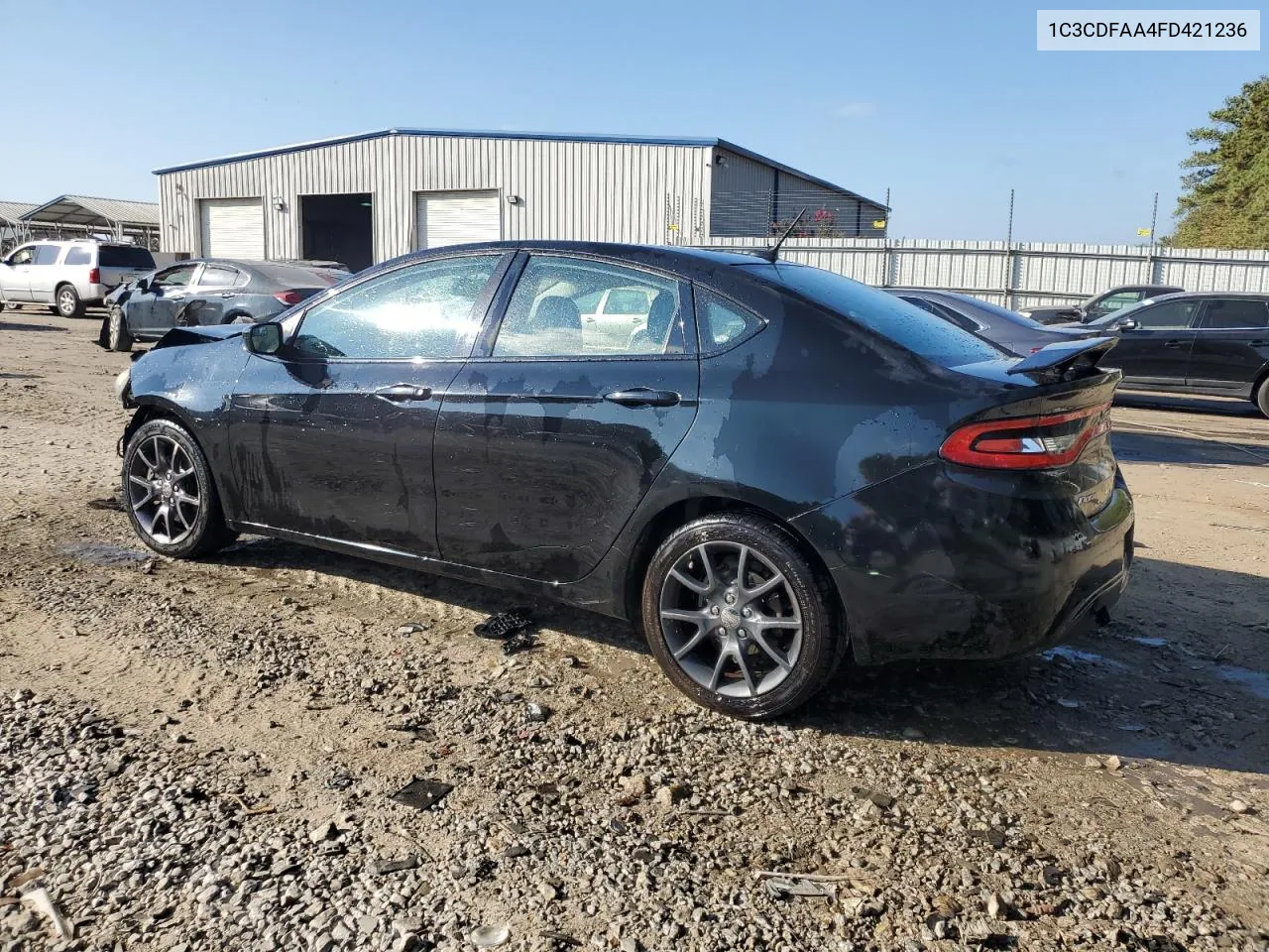 2015 Dodge Dart Se VIN: 1C3CDFAA4FD421236 Lot: 77531574