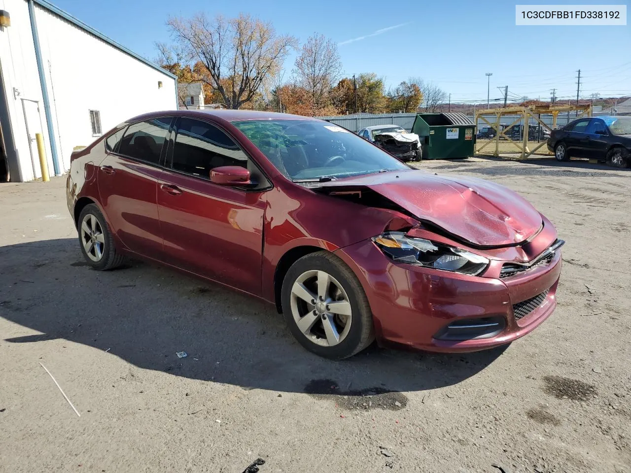 2015 Dodge Dart Sxt VIN: 1C3CDFBB1FD338192 Lot: 77652944