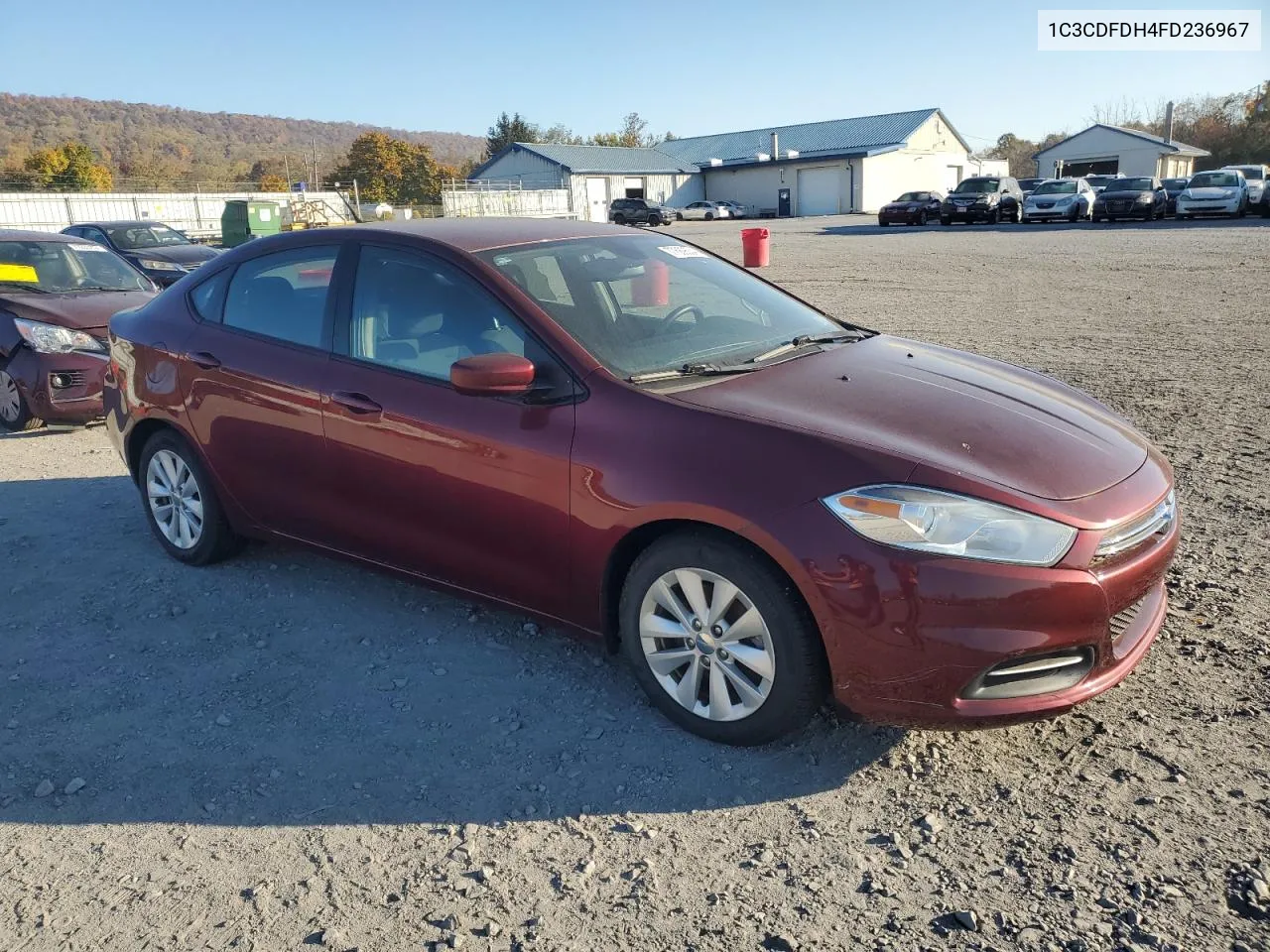 2015 Dodge Dart Se Aero VIN: 1C3CDFDH4FD236967 Lot: 77689534