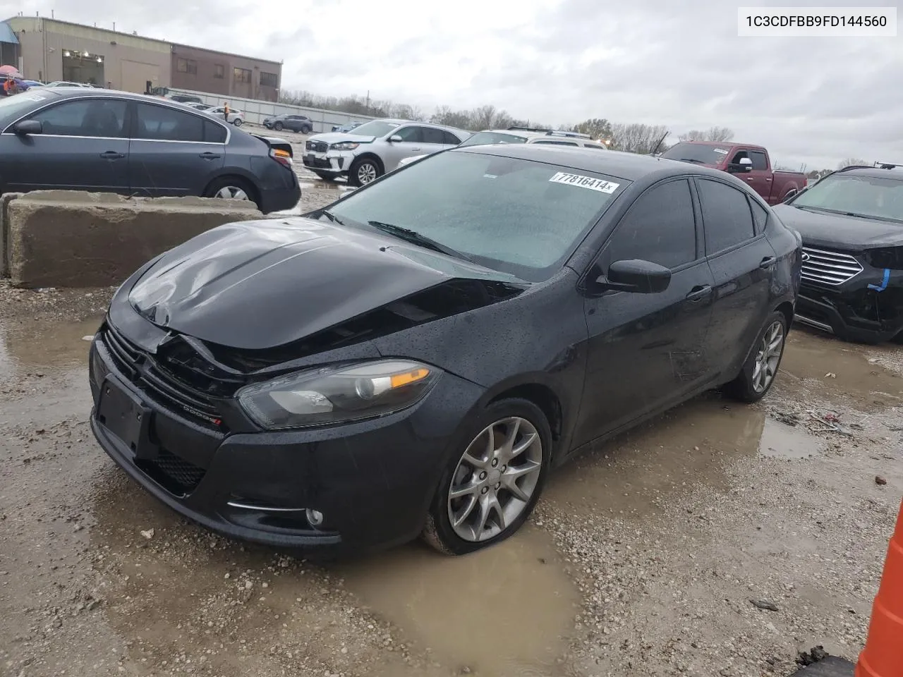 2015 Dodge Dart Sxt VIN: 1C3CDFBB9FD144560 Lot: 77816414