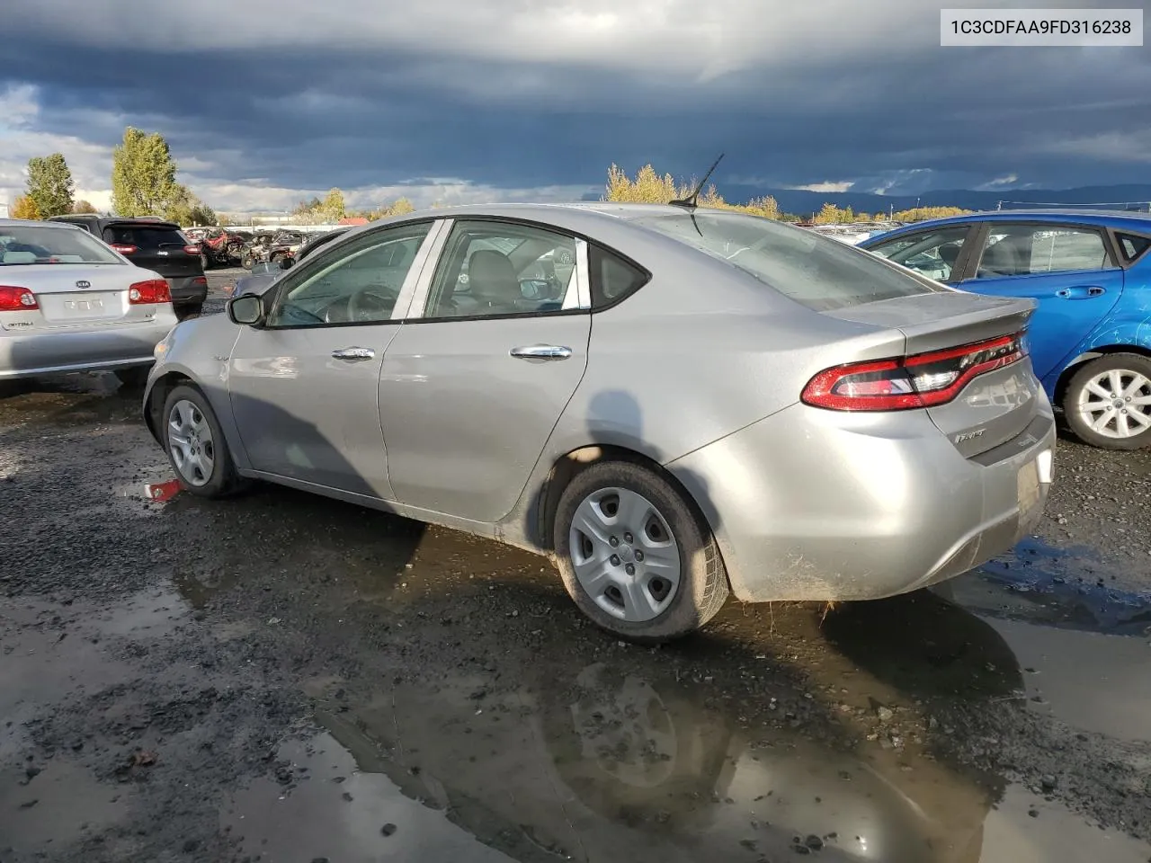 2015 Dodge Dart Se VIN: 1C3CDFAA9FD316238 Lot: 78051154