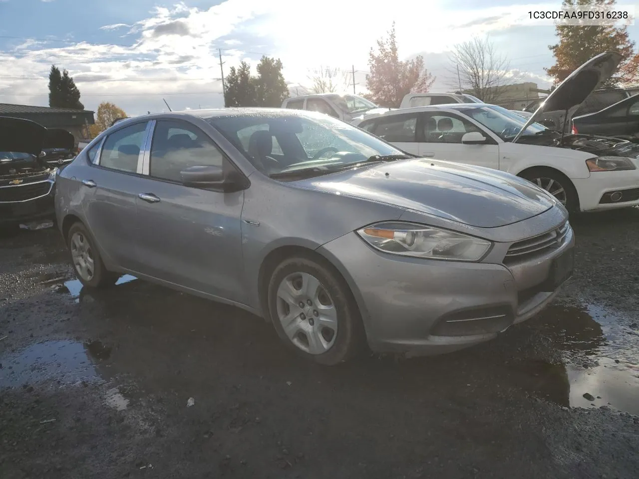 2015 Dodge Dart Se VIN: 1C3CDFAA9FD316238 Lot: 78051154