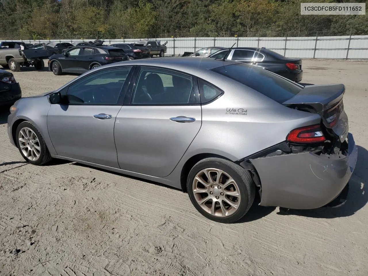 2015 Dodge Dart Limited VIN: 1C3CDFCB5FD111652 Lot: 78515174