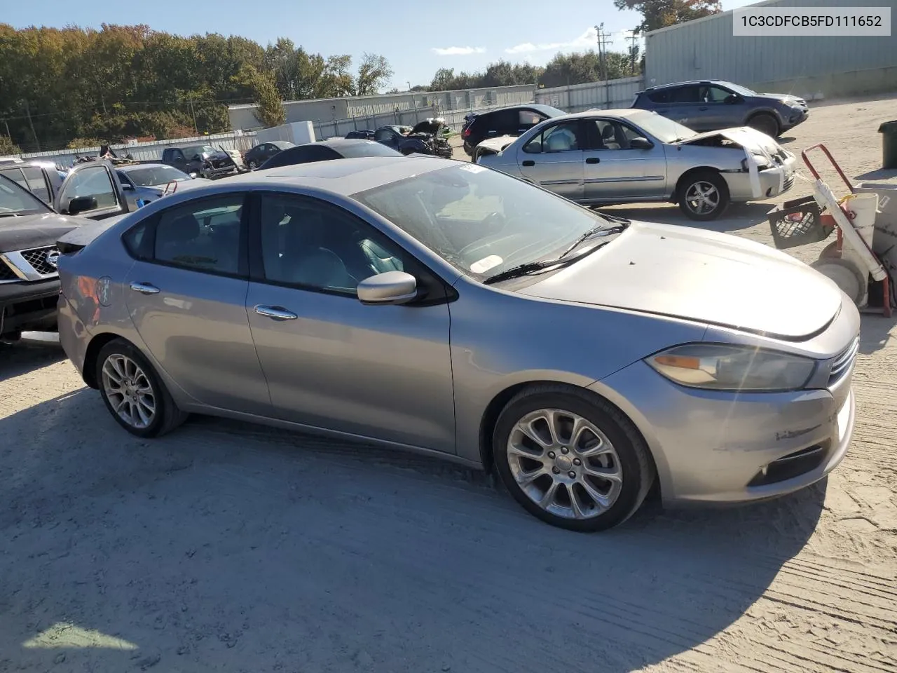 2015 Dodge Dart Limited VIN: 1C3CDFCB5FD111652 Lot: 78515174