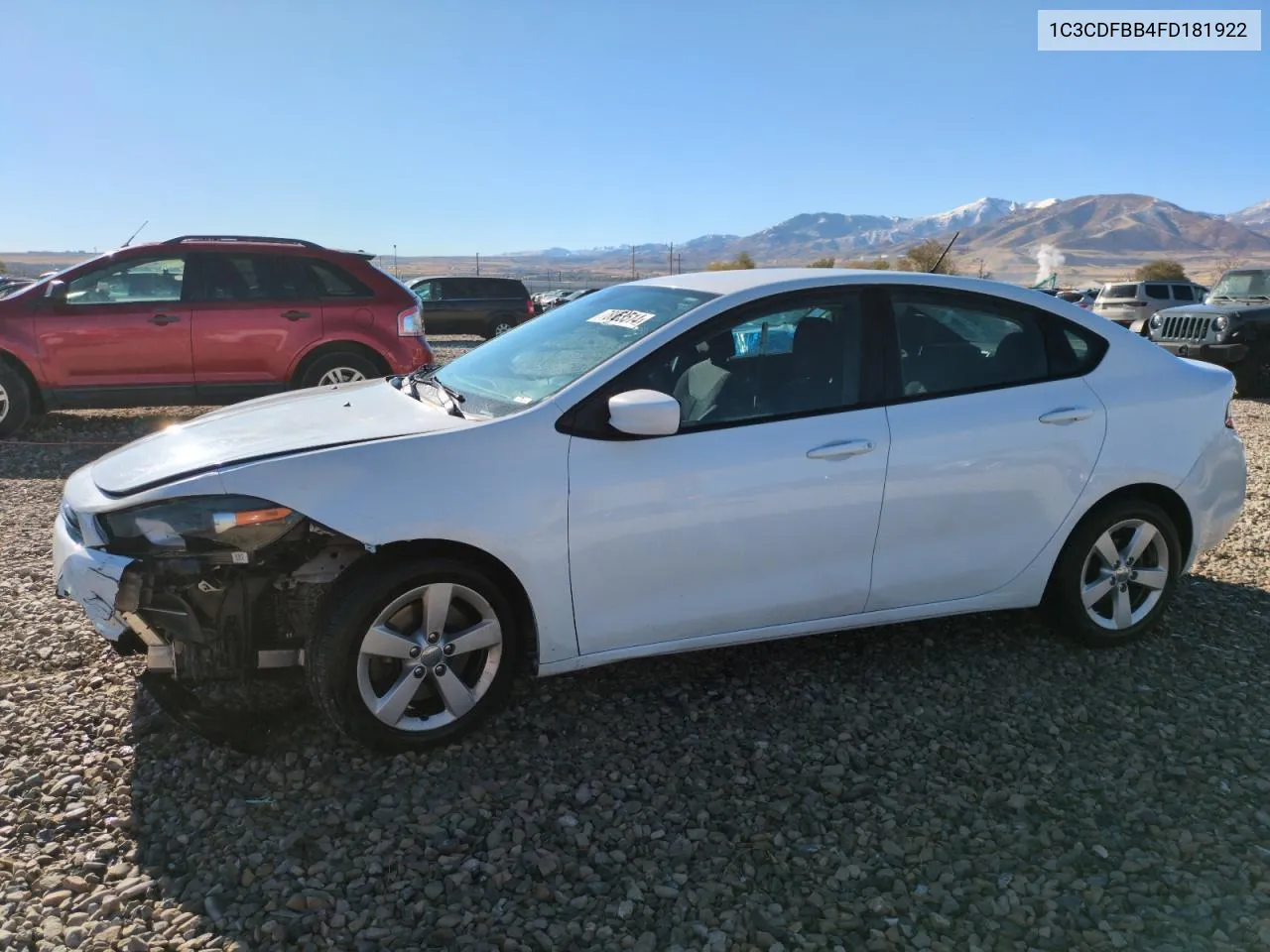 2015 Dodge Dart Sxt VIN: 1C3CDFBB4FD181922 Lot: 78863514