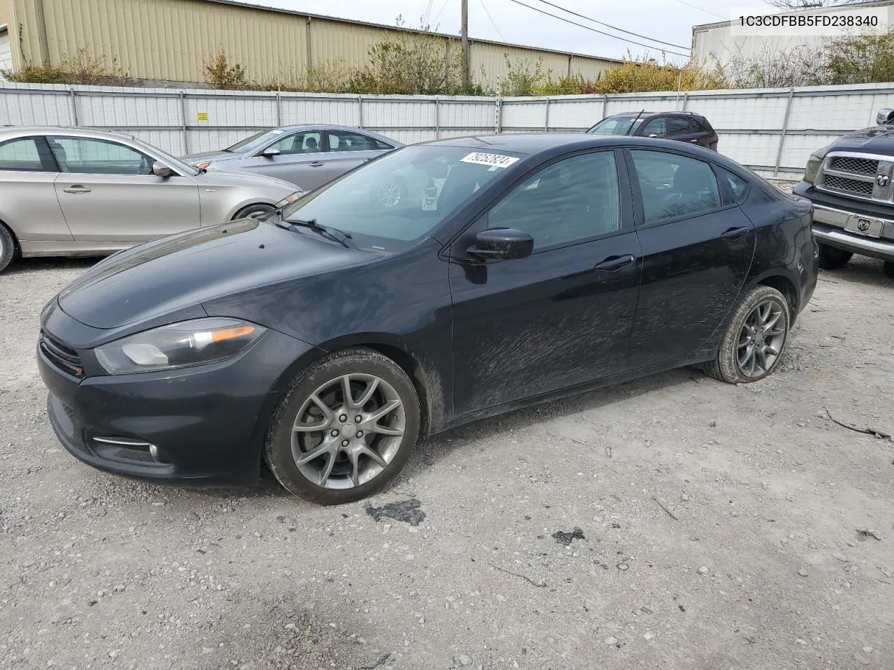 2015 Dodge Dart Sxt VIN: 1C3CDFBB5FD238340 Lot: 79252824