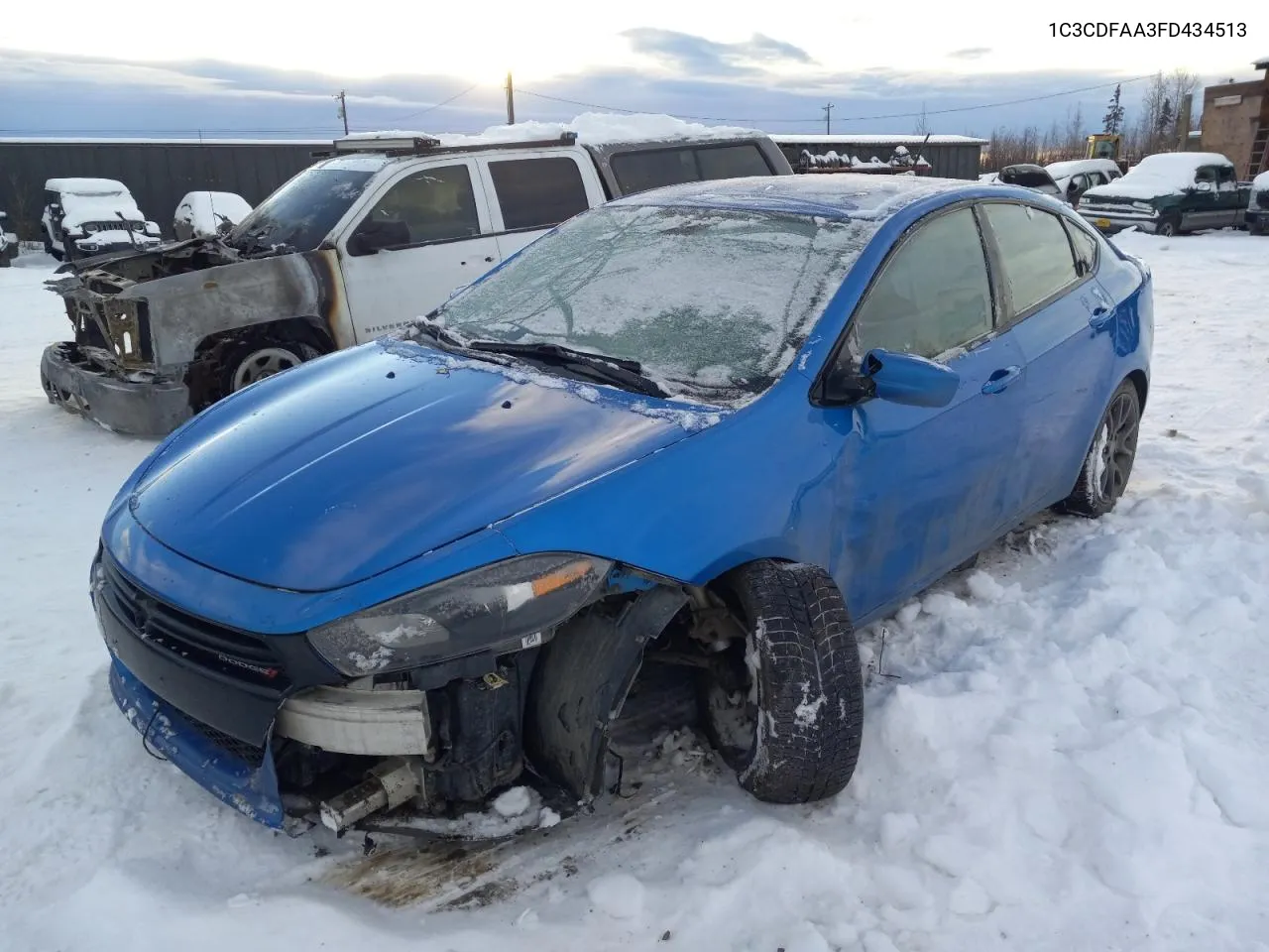 2015 Dodge Dart Se VIN: 1C3CDFAA3FD434513 Lot: 79306104