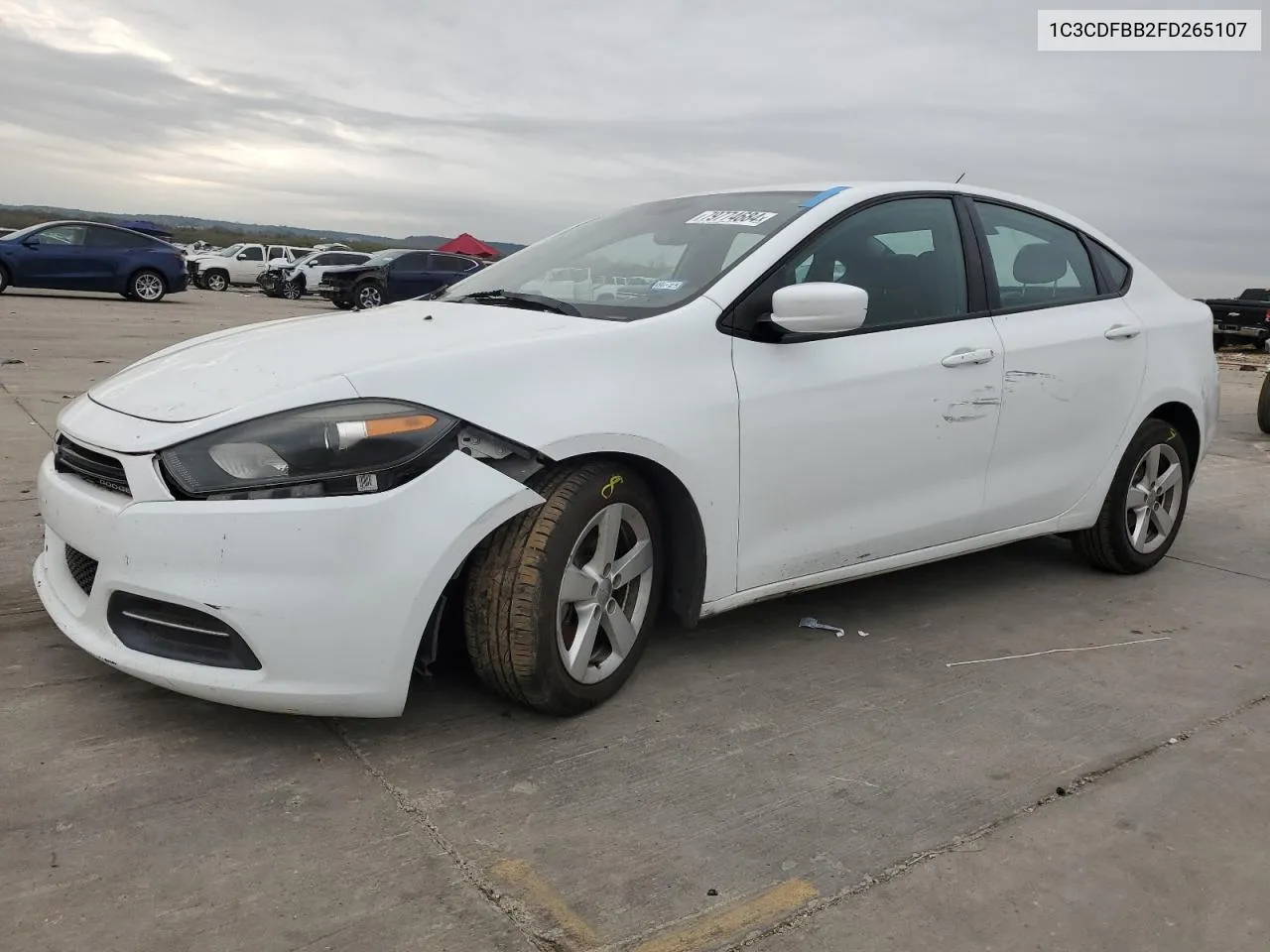 2015 Dodge Dart Sxt VIN: 1C3CDFBB2FD265107 Lot: 79774684