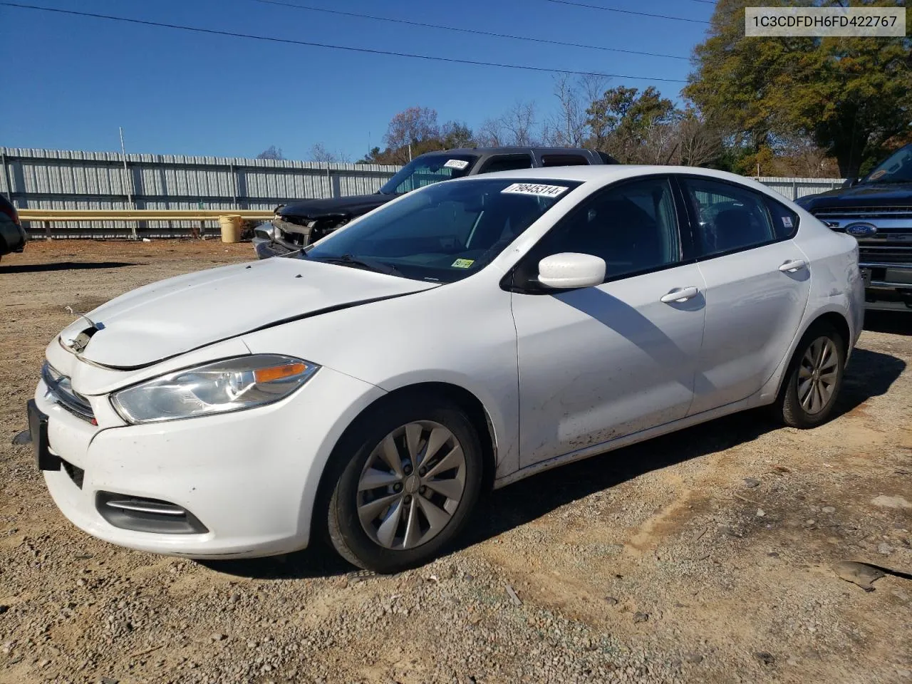 2015 Dodge Dart Se Aero VIN: 1C3CDFDH6FD422767 Lot: 79845314