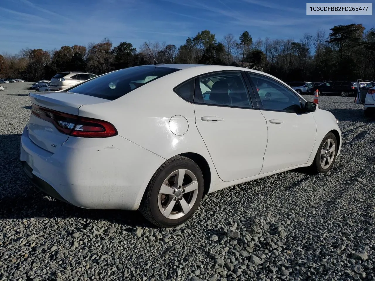 2015 Dodge Dart Sxt VIN: 1C3CDFBB2FD265477 Lot: 80689684