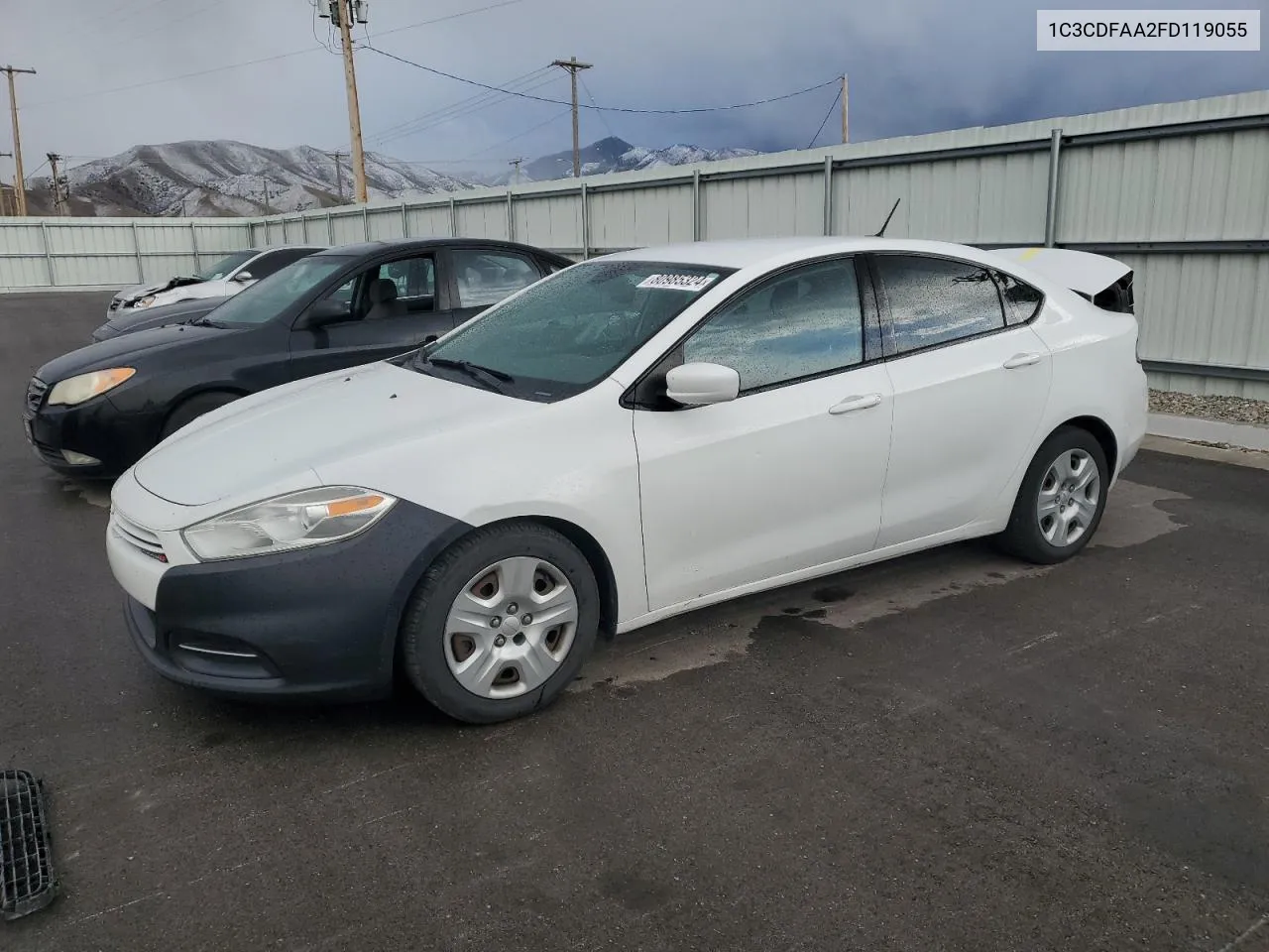 2015 Dodge Dart Se VIN: 1C3CDFAA2FD119055 Lot: 80985324