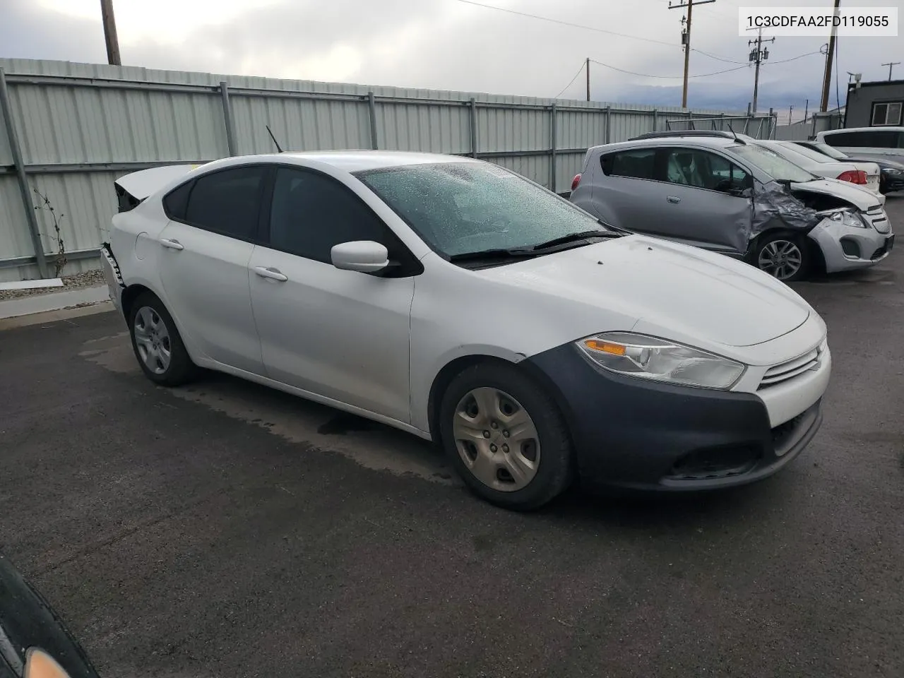 2015 Dodge Dart Se VIN: 1C3CDFAA2FD119055 Lot: 80985324