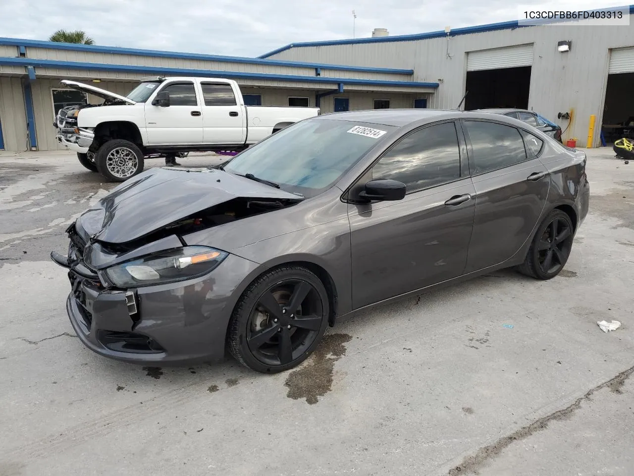 2015 Dodge Dart Sxt VIN: 1C3CDFBB6FD403313 Lot: 81282514