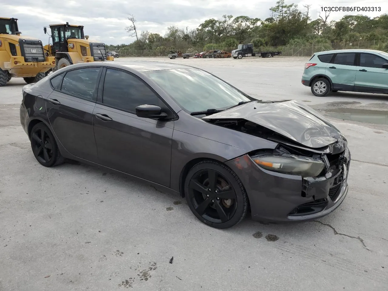 2015 Dodge Dart Sxt VIN: 1C3CDFBB6FD403313 Lot: 81282514