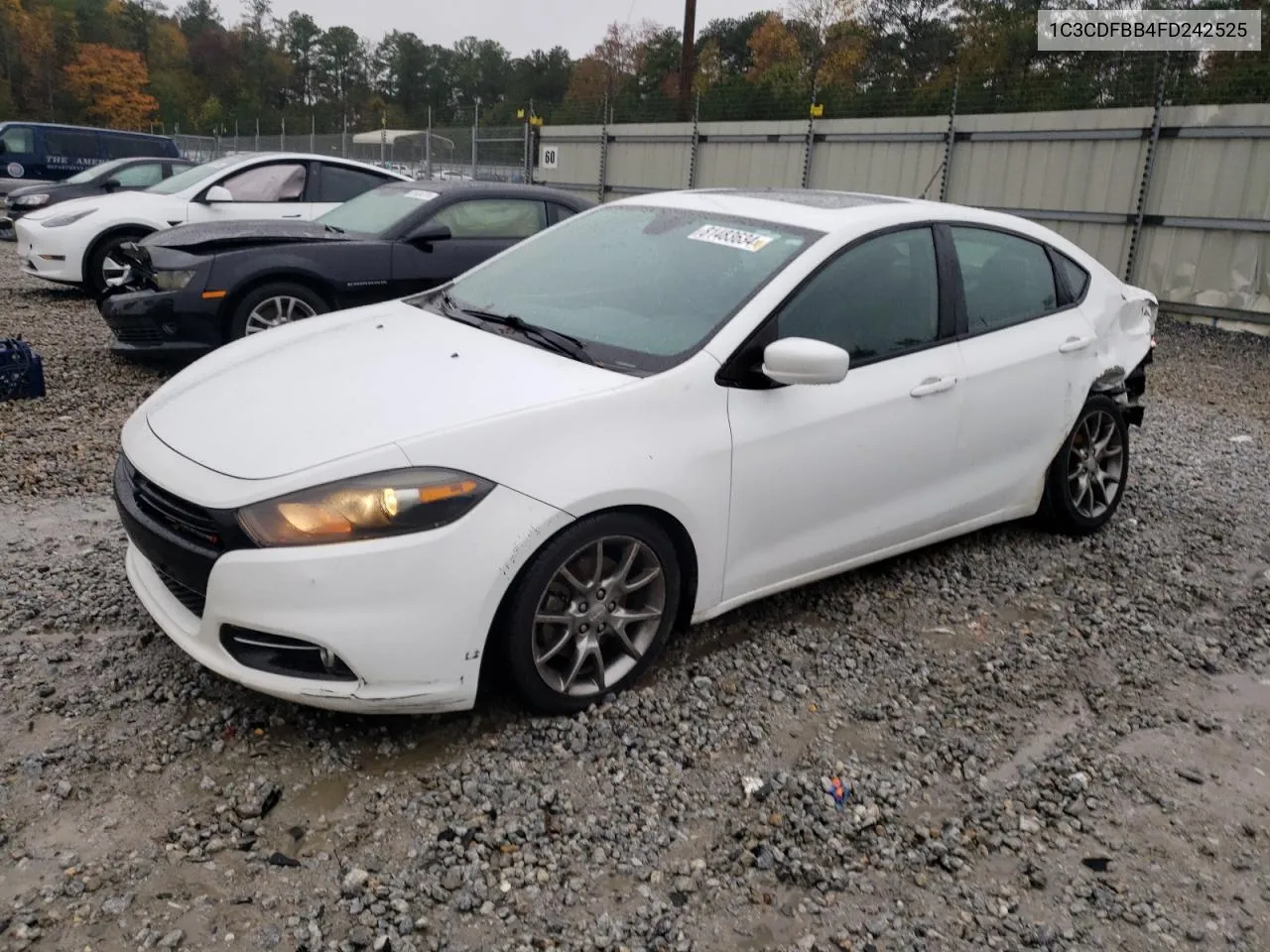 2015 Dodge Dart Sxt VIN: 1C3CDFBB4FD242525 Lot: 81483634