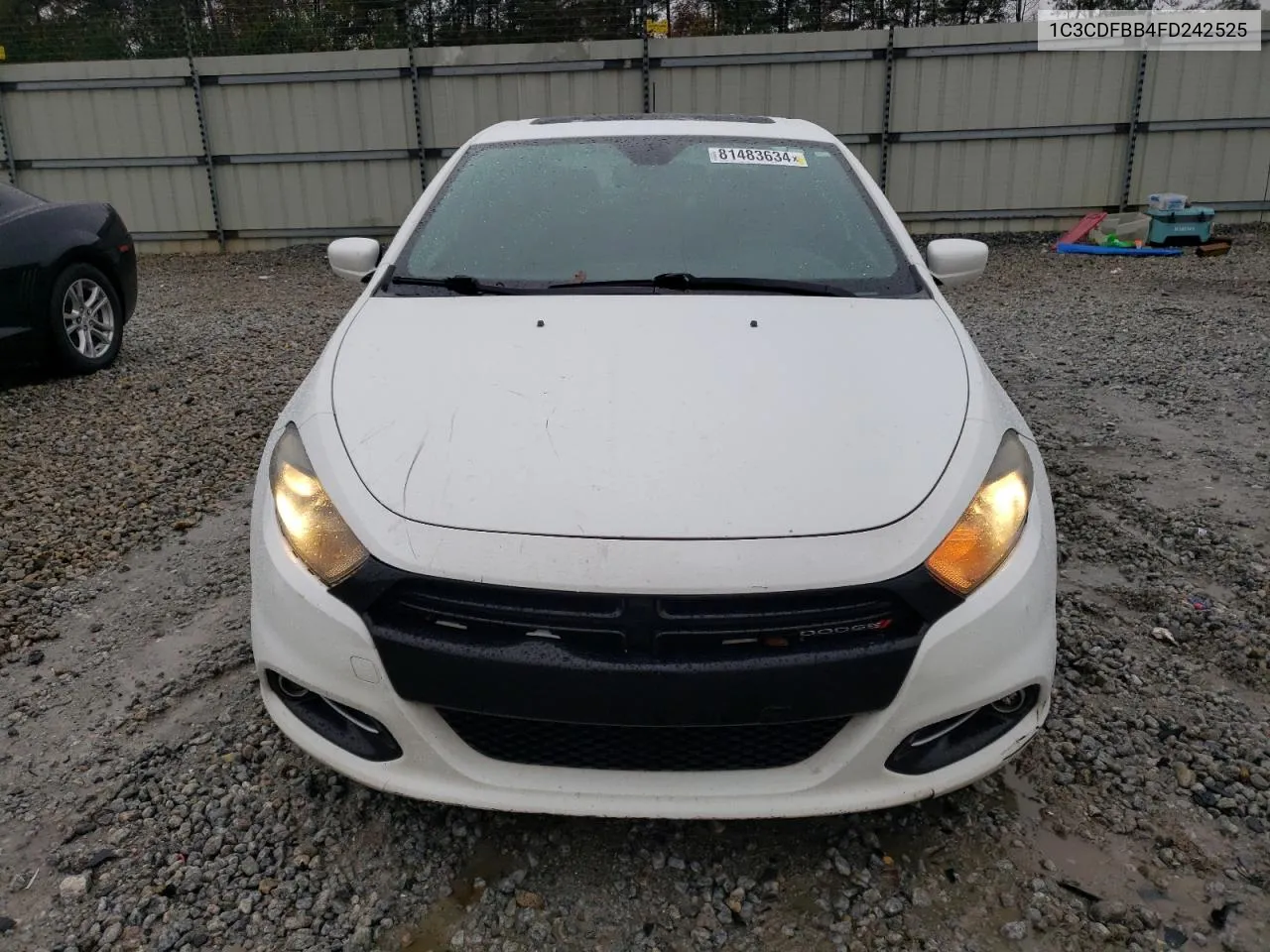 2015 Dodge Dart Sxt VIN: 1C3CDFBB4FD242525 Lot: 81483634