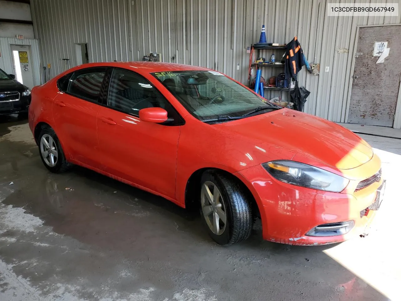 2016 Dodge Dart Sxt VIN: 1C3CDFBB9GD667949 Lot: 44295483