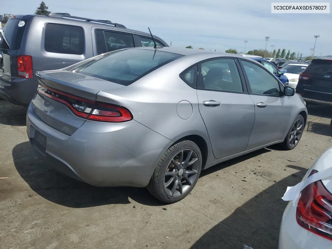 1C3CDFAAXGD578027 2016 Dodge Dart Se