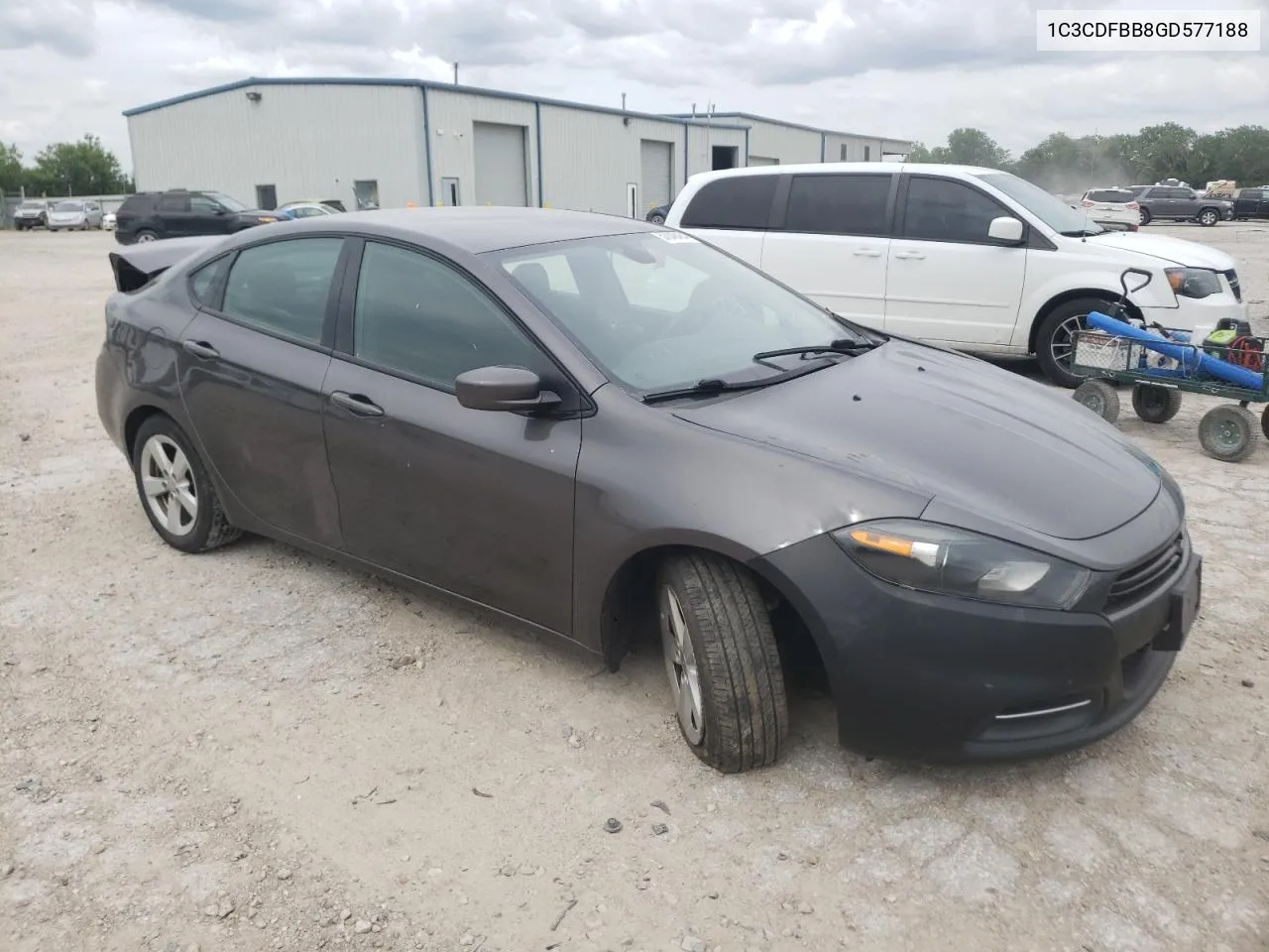 2016 Dodge Dart Sxt VIN: 1C3CDFBB8GD577188 Lot: 57048464