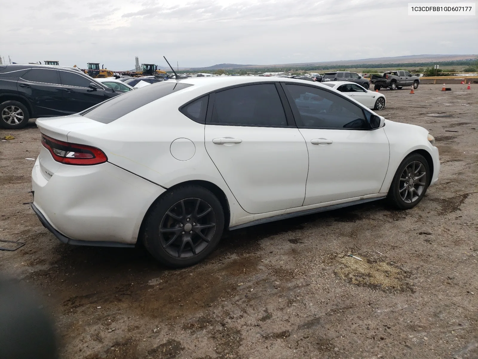 2016 Dodge Dart Sxt VIN: 1C3CDFBB1GD607177 Lot: 58461104