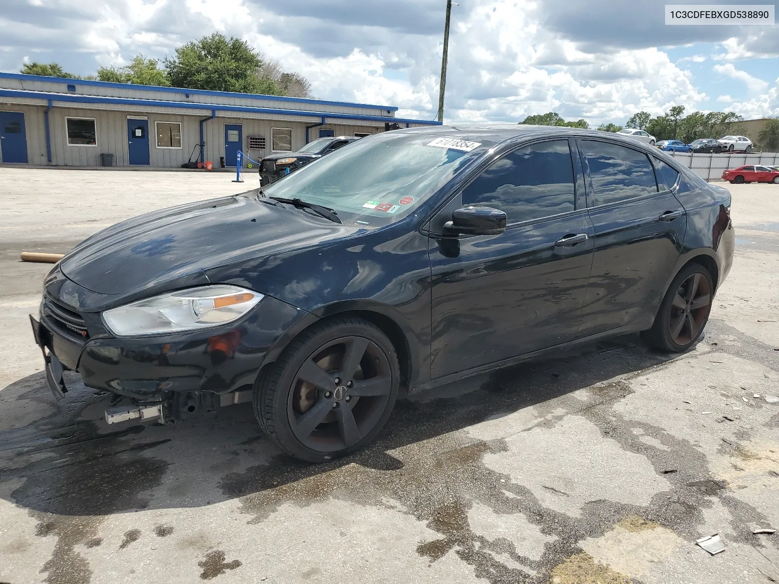 2016 Dodge Dart Gt VIN: 1C3CDFEBXGD538890 Lot: 61018354