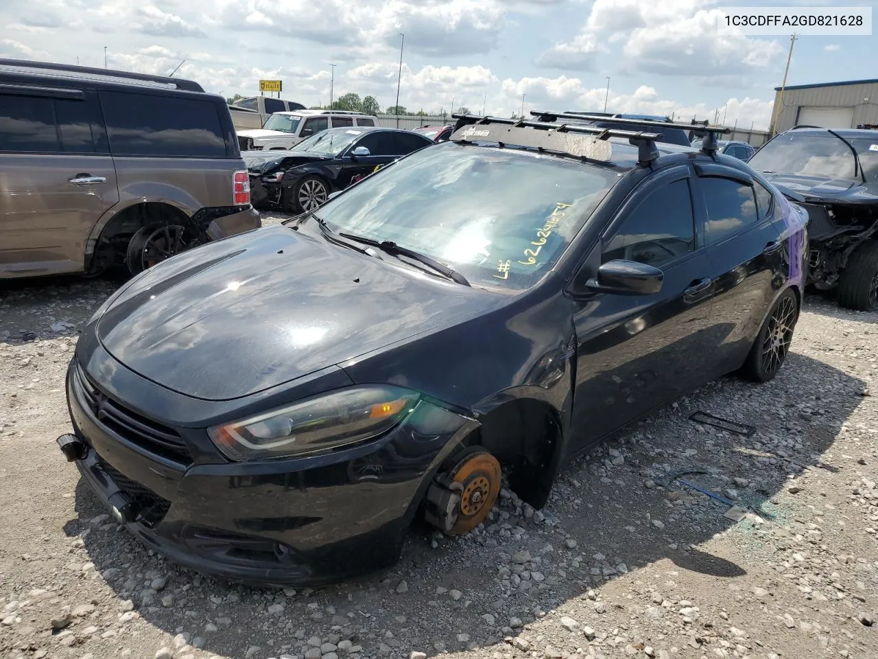 2016 Dodge Dart Sxt Sport VIN: 1C3CDFFA2GD821628 Lot: 62624654