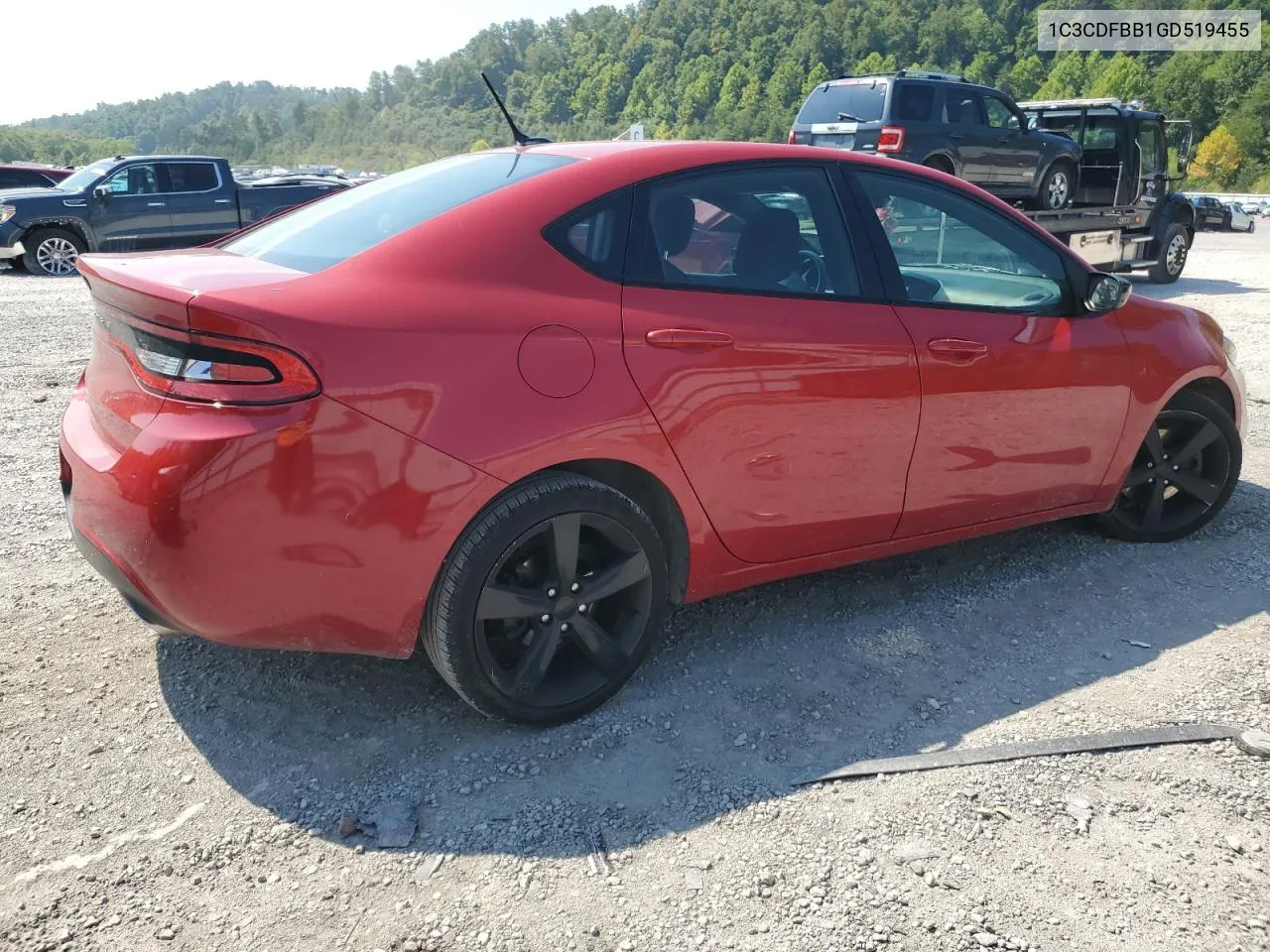 1C3CDFBB1GD519455 2016 Dodge Dart Sxt