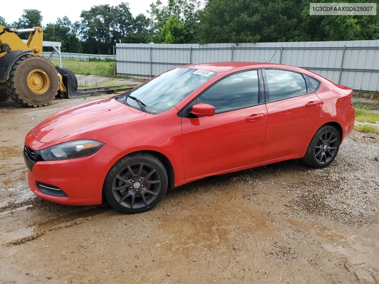 2016 Dodge Dart Se VIN: 1C3CDFAAXGD625007 Lot: 63196094