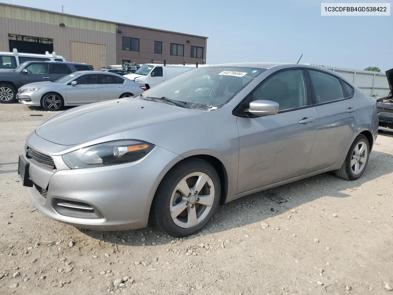 2016 Dodge Dart Sxt VIN: 1C3CDFBB4GD538422 Lot: 64079694