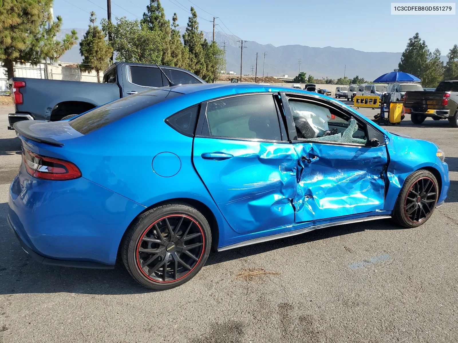 2016 Dodge Dart Gt VIN: 1C3CDFEB8GD551279 Lot: 64453504