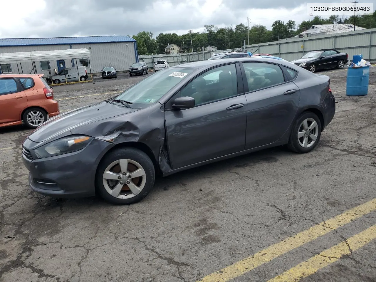 1C3CDFBB0GD689483 2016 Dodge Dart Sxt