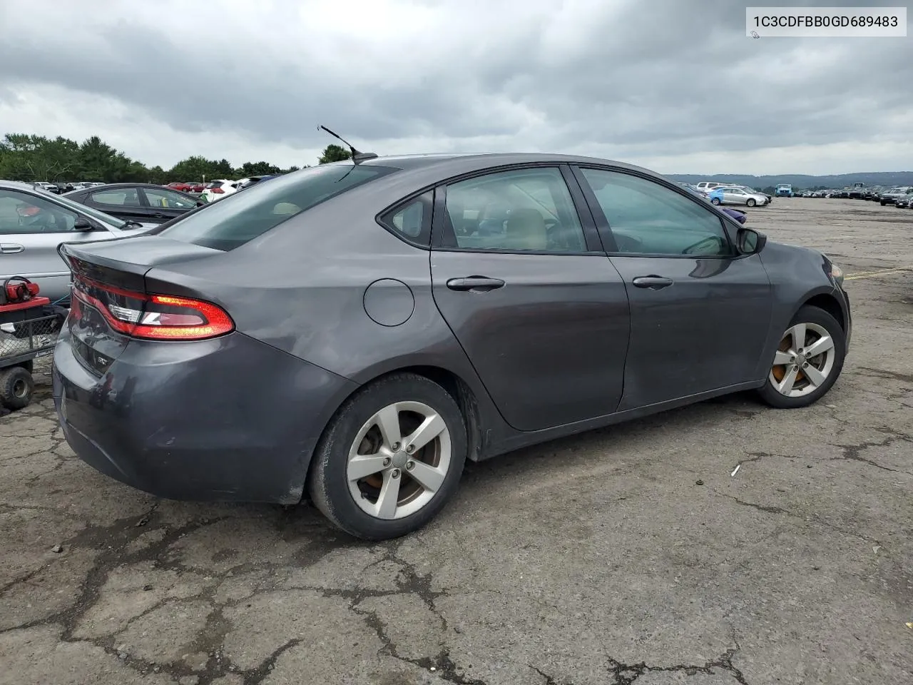 2016 Dodge Dart Sxt VIN: 1C3CDFBB0GD689483 Lot: 66286834