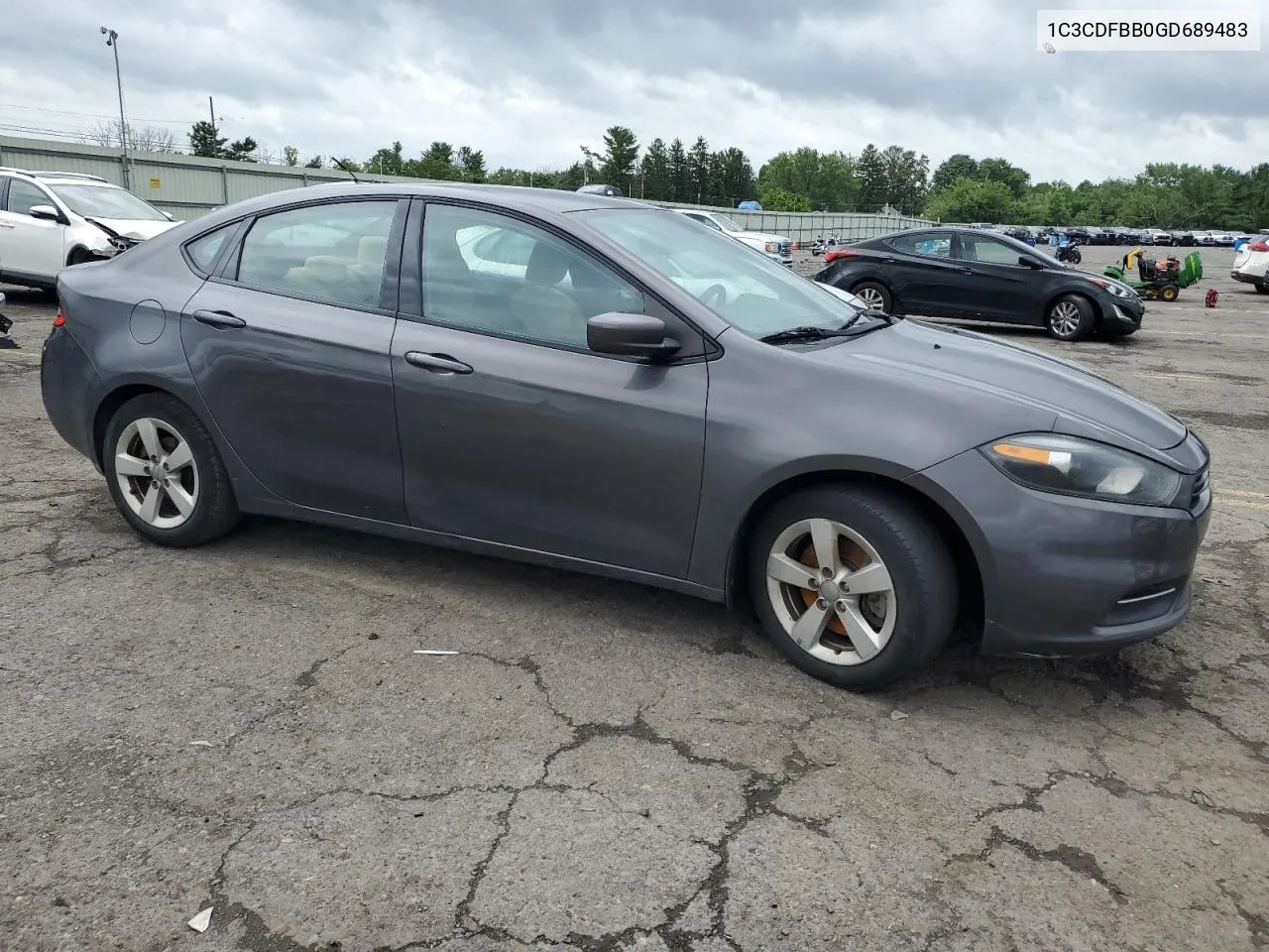 2016 Dodge Dart Sxt VIN: 1C3CDFBB0GD689483 Lot: 66286834