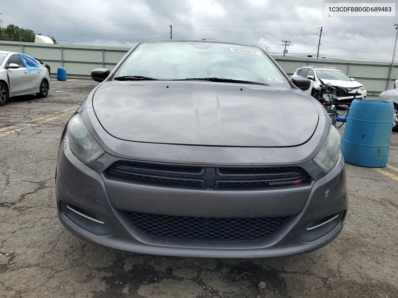 2016 Dodge Dart Sxt VIN: 1C3CDFBB0GD689483 Lot: 66286834