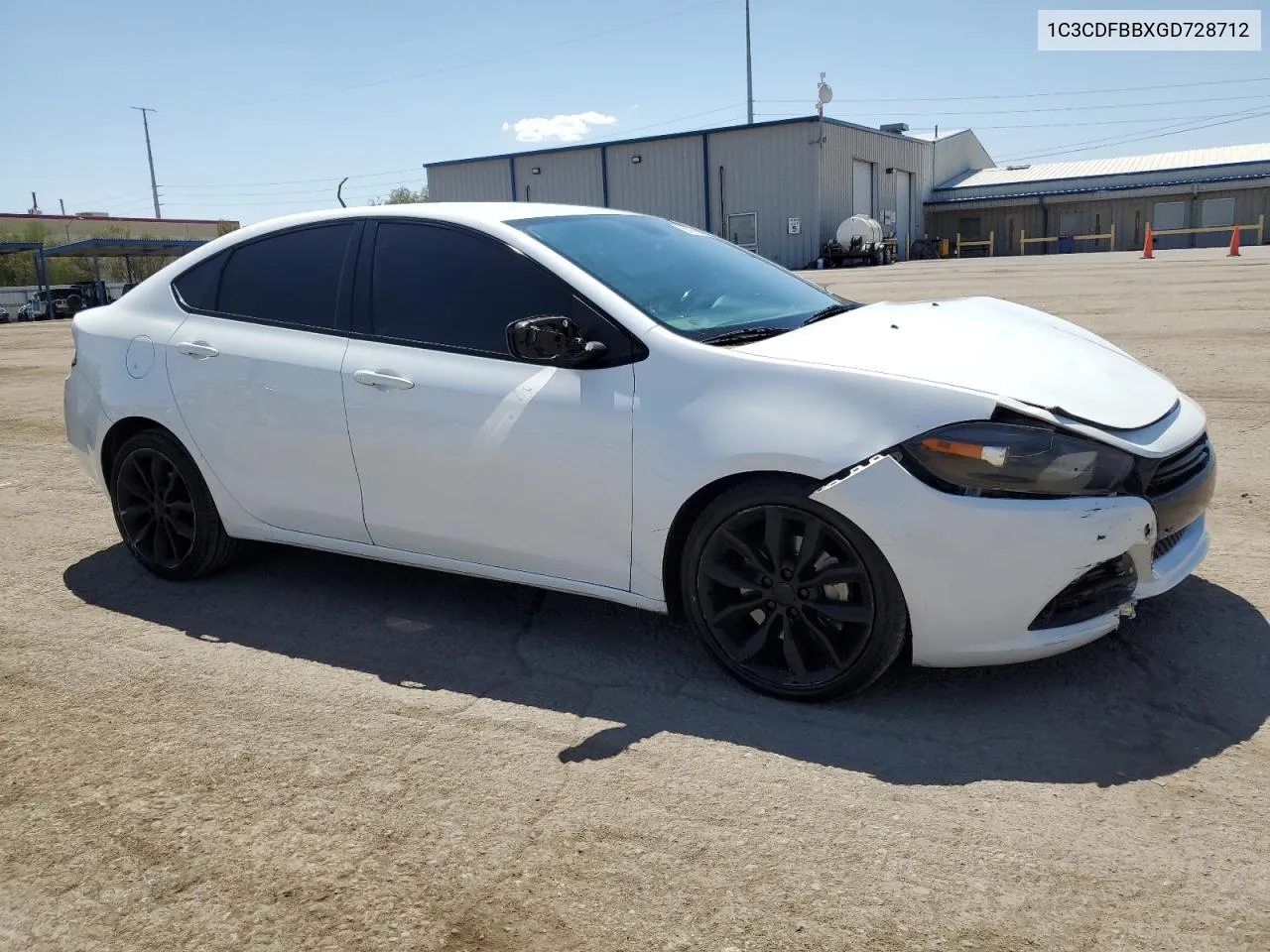 1C3CDFBBXGD728712 2016 Dodge Dart Sxt