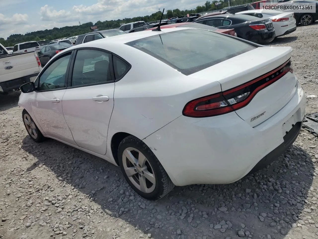 1C3CDFBBXGD613561 2016 Dodge Dart Sxt