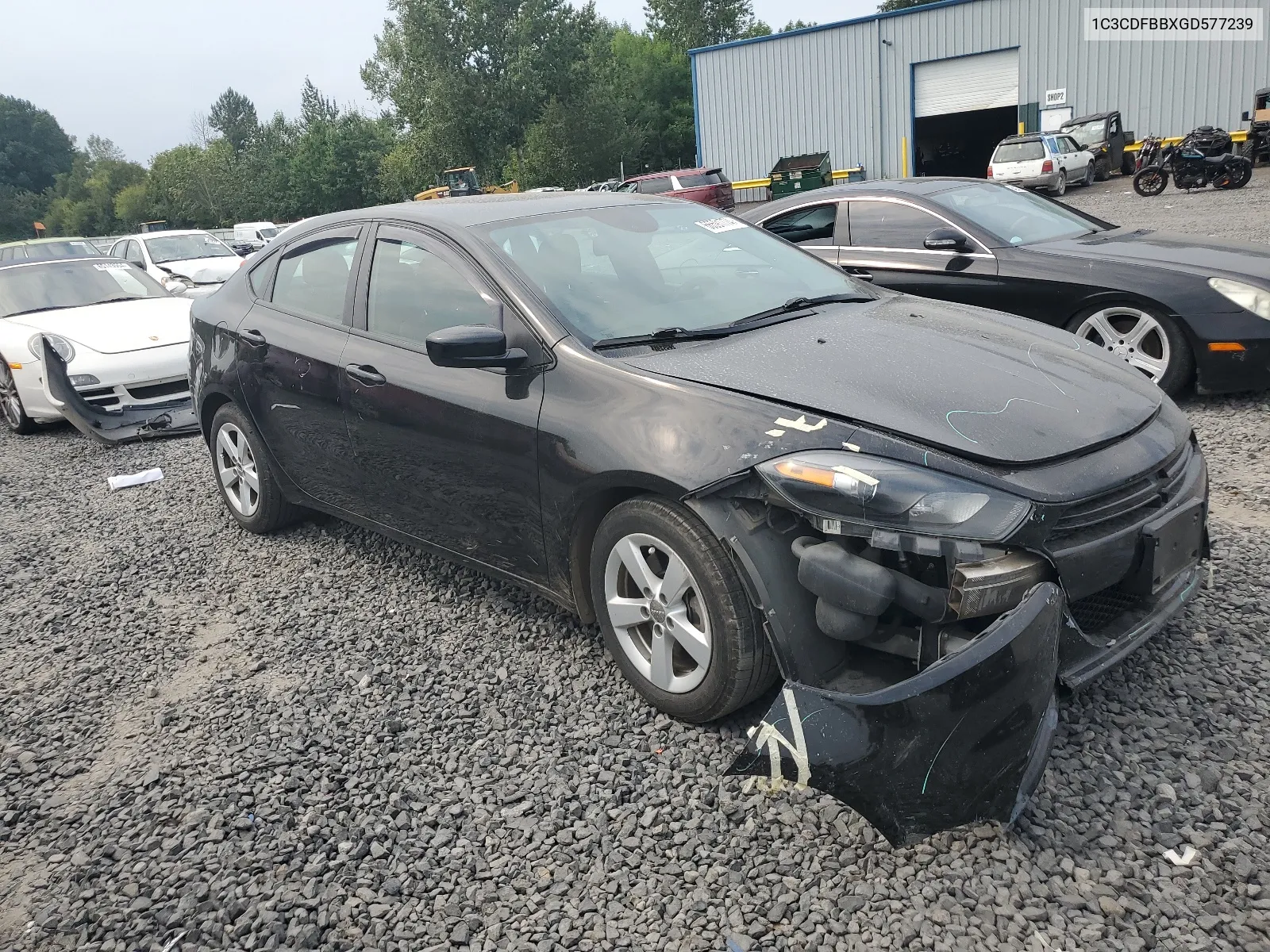 2016 Dodge Dart Sxt VIN: 1C3CDFBBXGD577239 Lot: 66591774