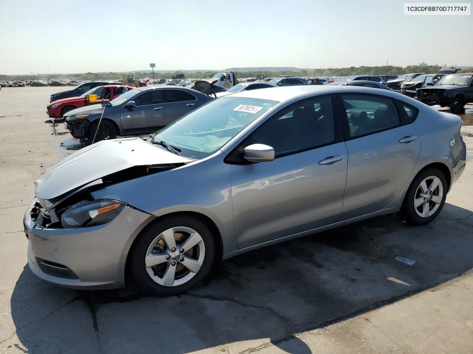 2016 Dodge Dart Sxt VIN: 1C3CDFBB7GD717747 Lot: 66780264