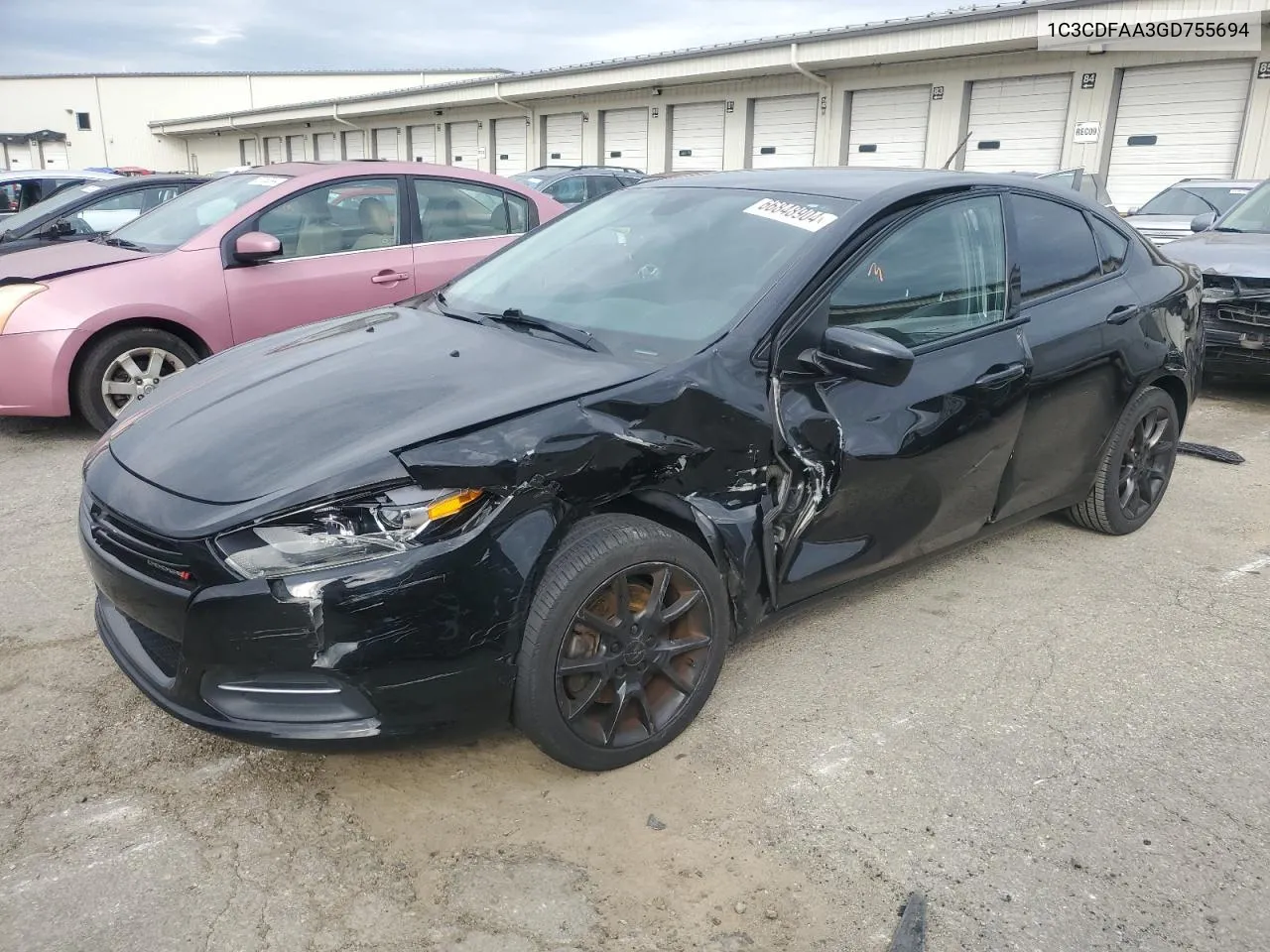 1C3CDFAA3GD755694 2016 Dodge Dart Se