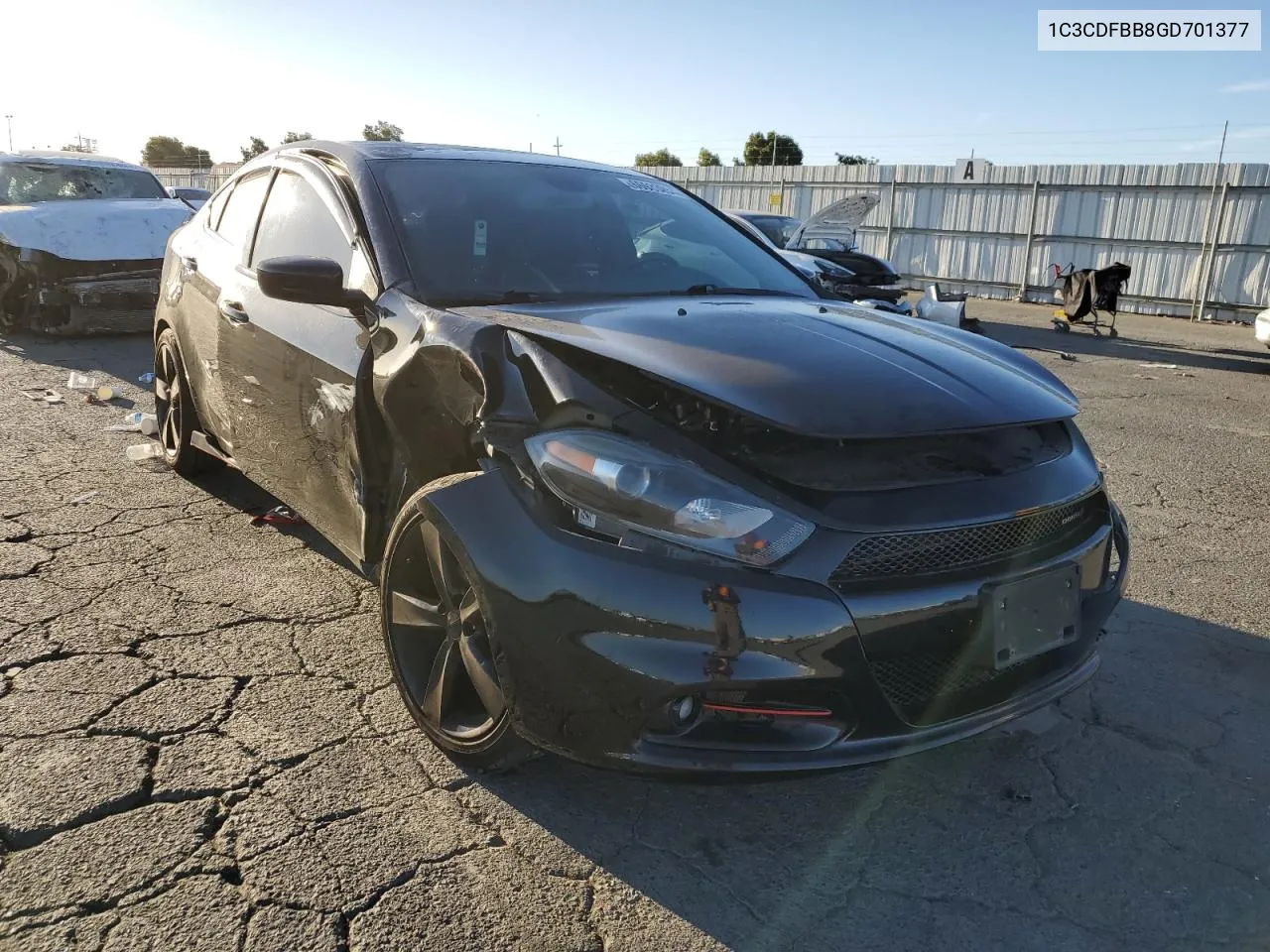 1C3CDFBB8GD701377 2016 Dodge Dart Sxt