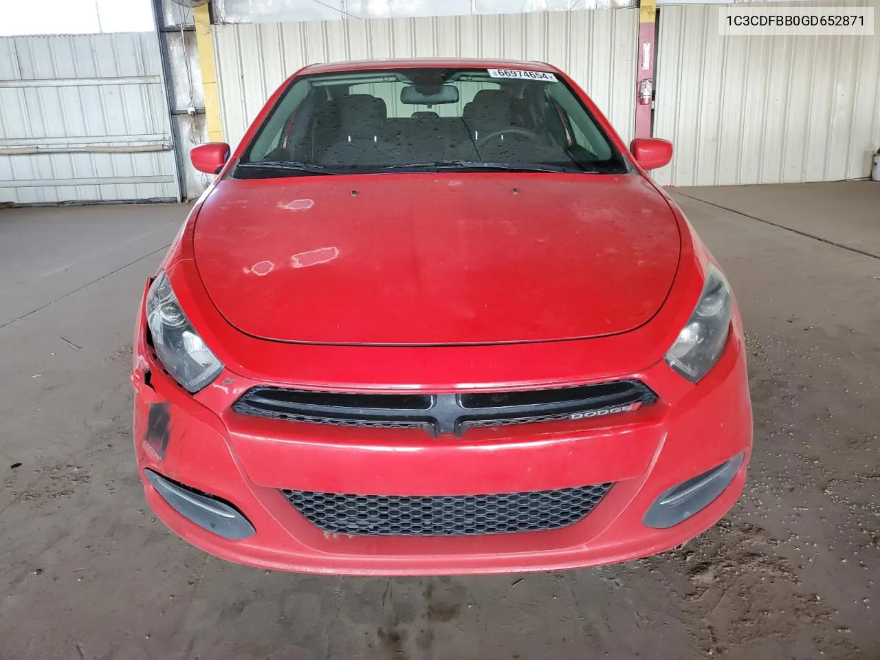 2016 Dodge Dart Sxt VIN: 1C3CDFBB0GD652871 Lot: 66974654